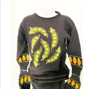 Marira Hahn Design Cotton Sweater Vegetables